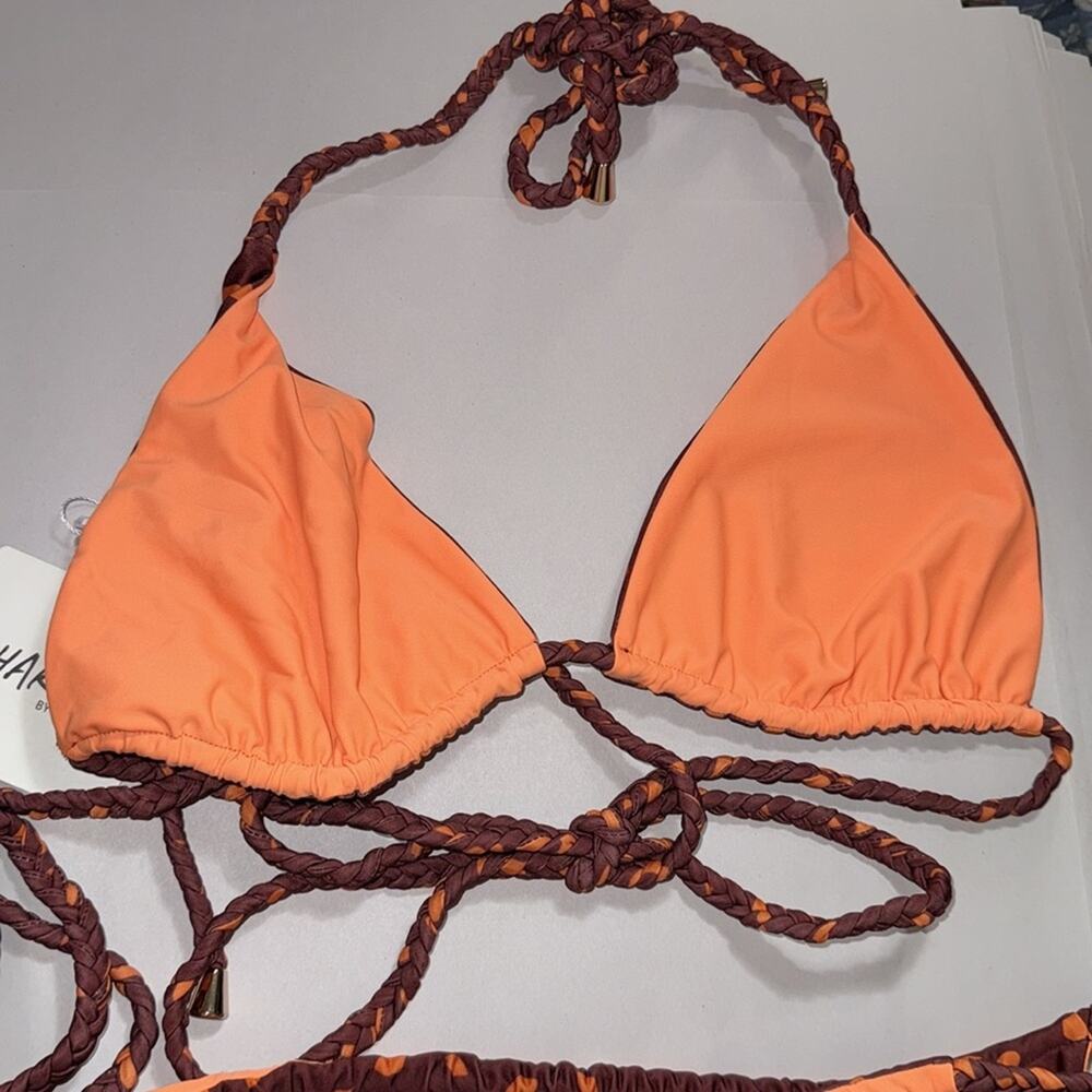 Shakara by ofuure nwt plus size reversible strappy cheeky bikini - Picture 9 of 14